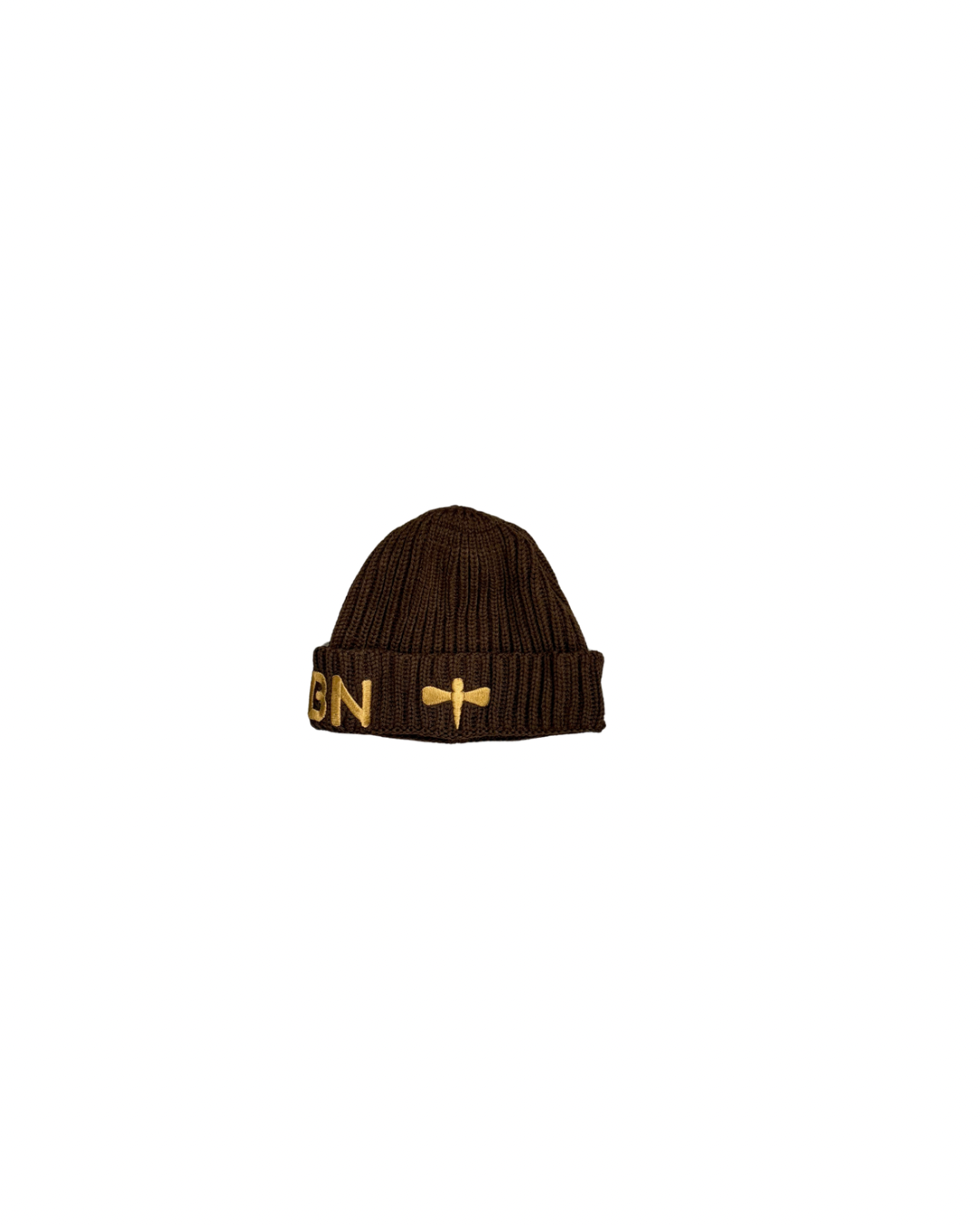 Mocha Brown FBN Knit Logo Toboggan