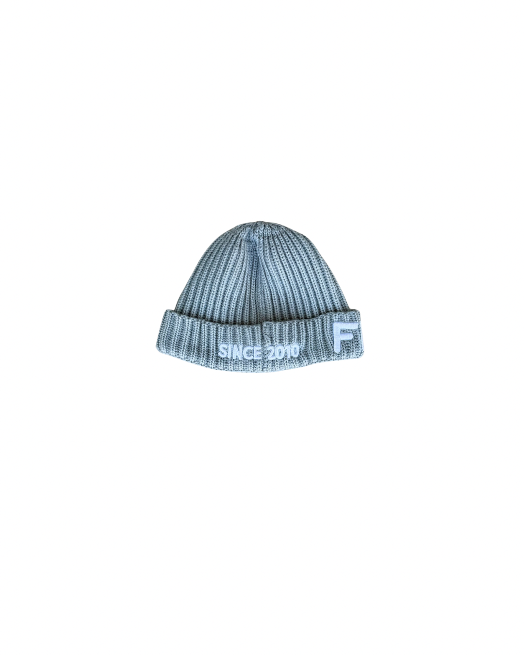 Pewter Grey FBN Knit Logo Toboggan