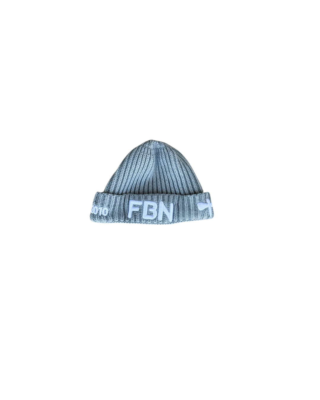 Pewter Grey FBN Knit Logo Toboggan