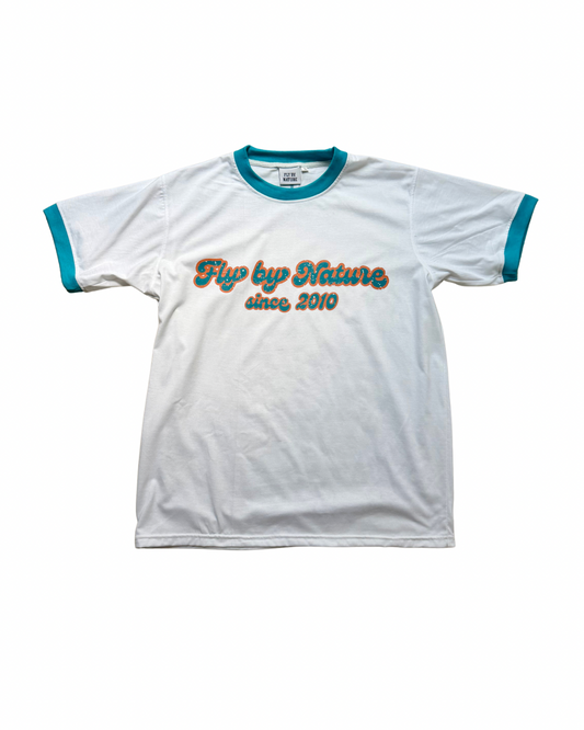 Fly by Nature Retro Ringer Tee Coastal Retro