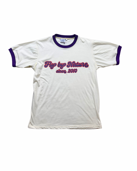 Fly by Nature Retro Ringer Tee Sunset Retro
