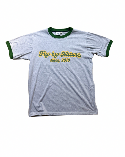 Fly by Nature Retro Ringer Tee Vintage Sport